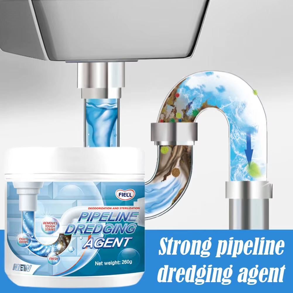 260G Powerful Pipe Dredging Agent Kitchen Dredge Deodorant Toilet Sink Drain Cleaner Sewer Household Cleaning Tool Safe Tool