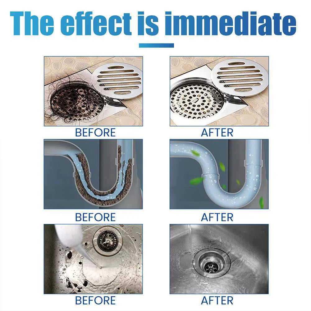 260G Powerful Pipe Dredging Agent Kitchen Dredge Deodorant Toilet Sink Drain Cleaner Sewer Household Cleaning Tool Safe Tool